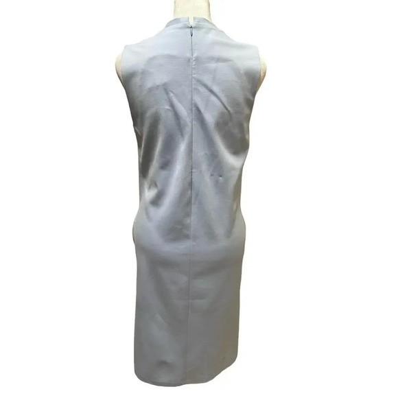 J. McLaughlin Alicia Sleeveless A-Line Dress Steel Blue Knee Length Sz Small NWT - Picture 6 of 8